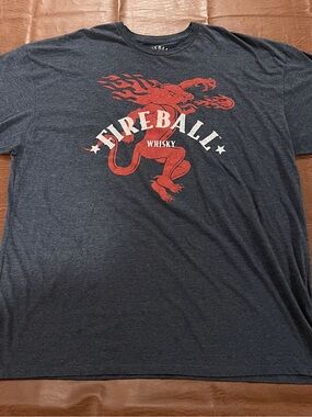 Fireball Cinnamon Whiskey Men’s Shirt - Size 3XLT